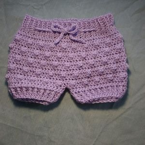 Crocheted Baby Bloomers